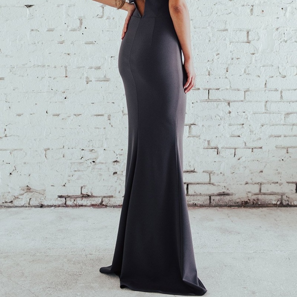 NWT KATIE MAY LEGACY OFF THE SHOULDER GOWN AZALEA - Picture 5 of 5